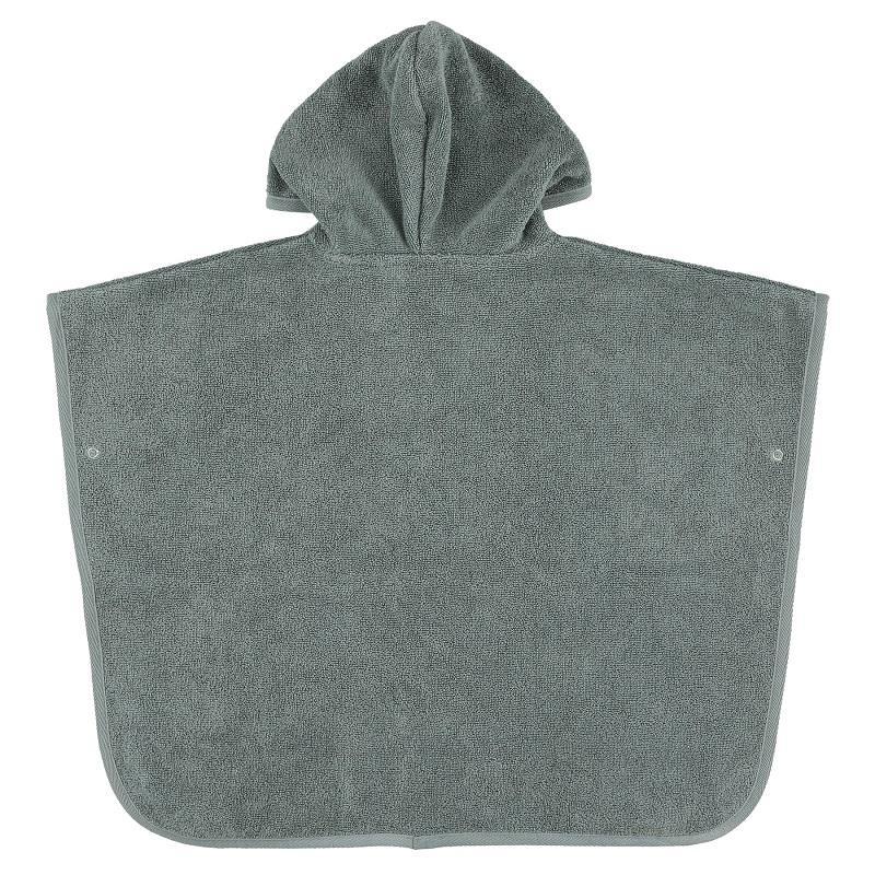 Trixie Hush Petrol Bath Poncho - 100% Organic Cotton - Ages 2-4