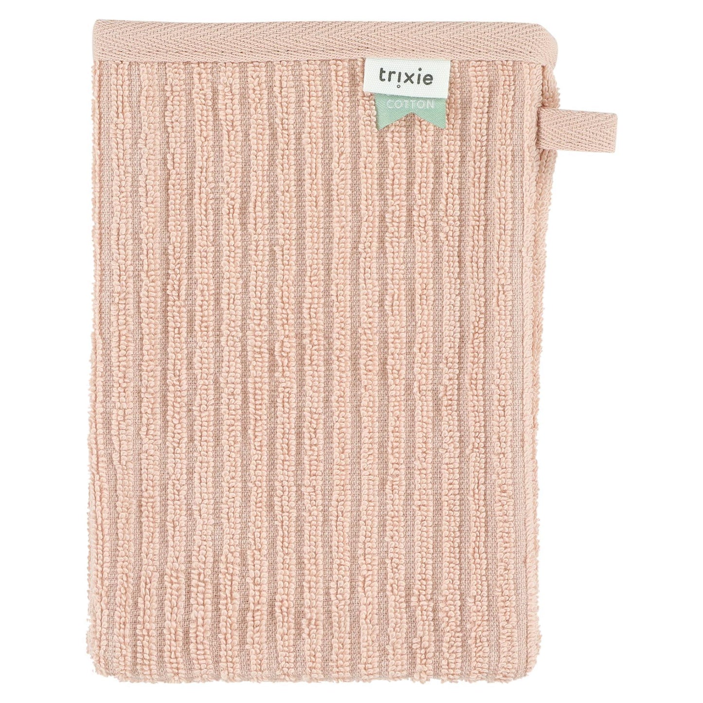 Set of 2 organic cotton washcloths - Hush Rose by Trixie