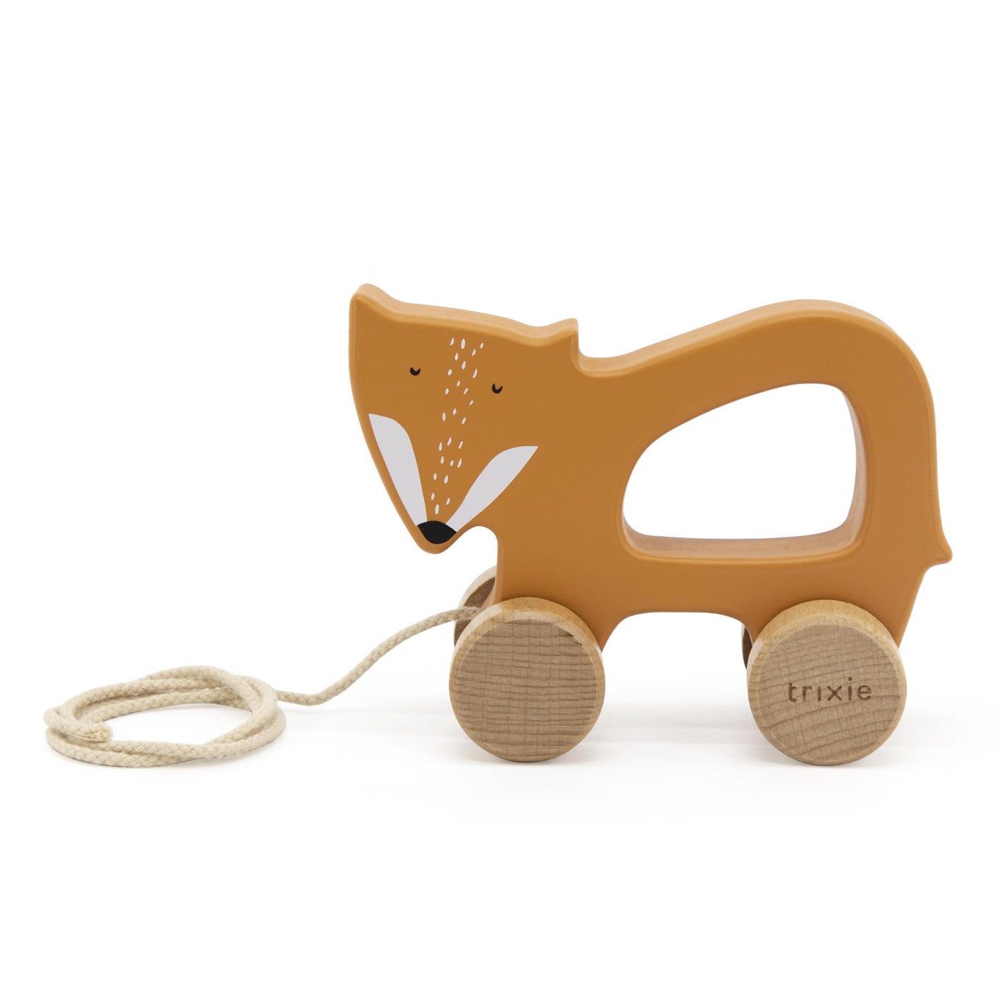 Wooden Pull Toy - Mr. Fox by Trixie