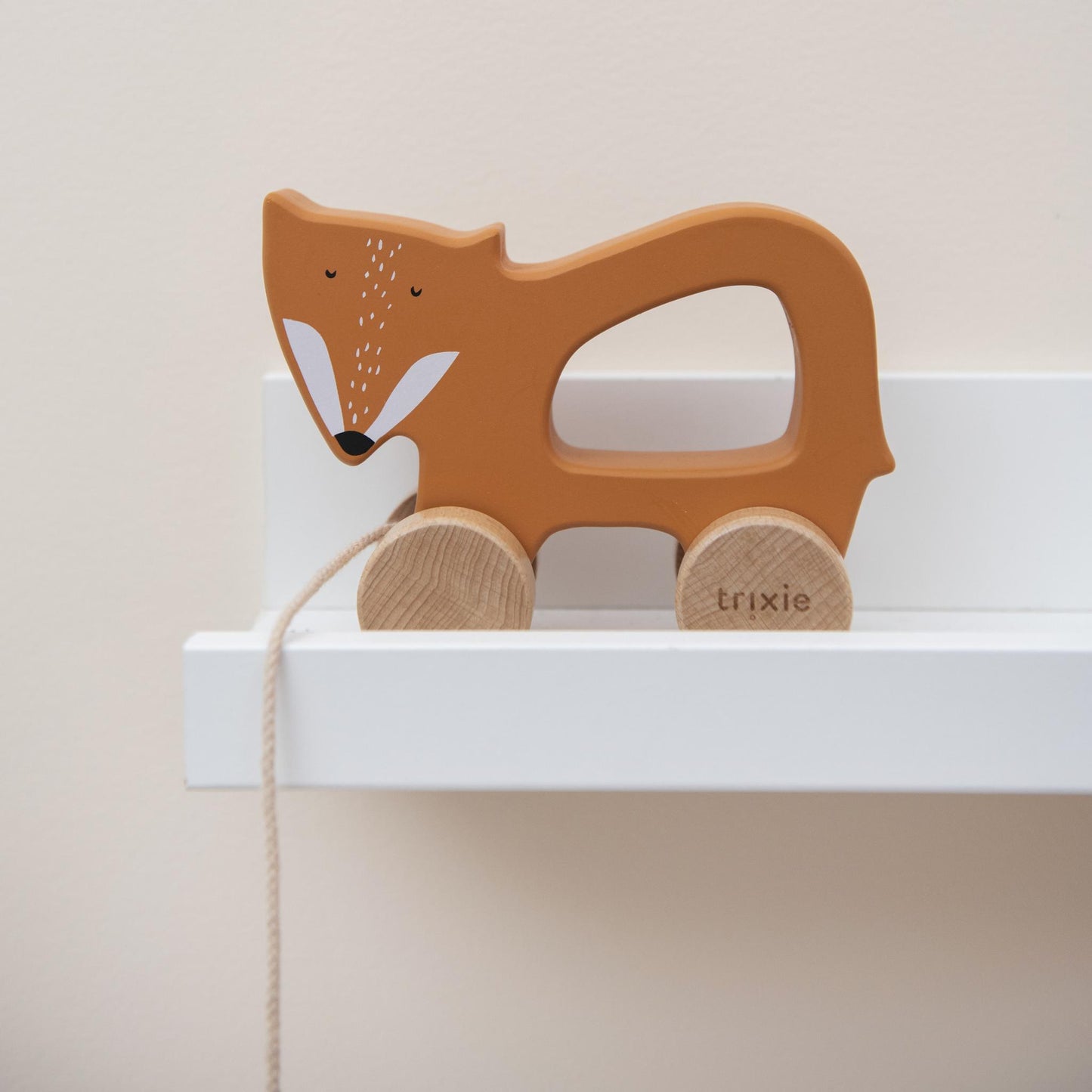 Wooden Pull Toy - Mr. Fox by Trixie