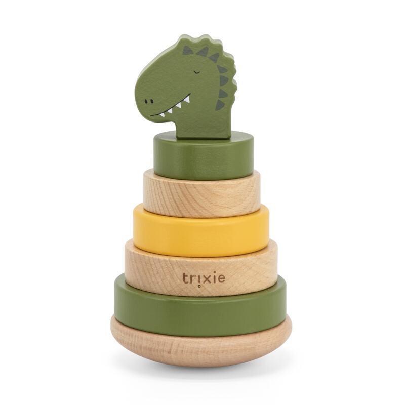 Wooden stacking toy - Mr. Dino by Trixie