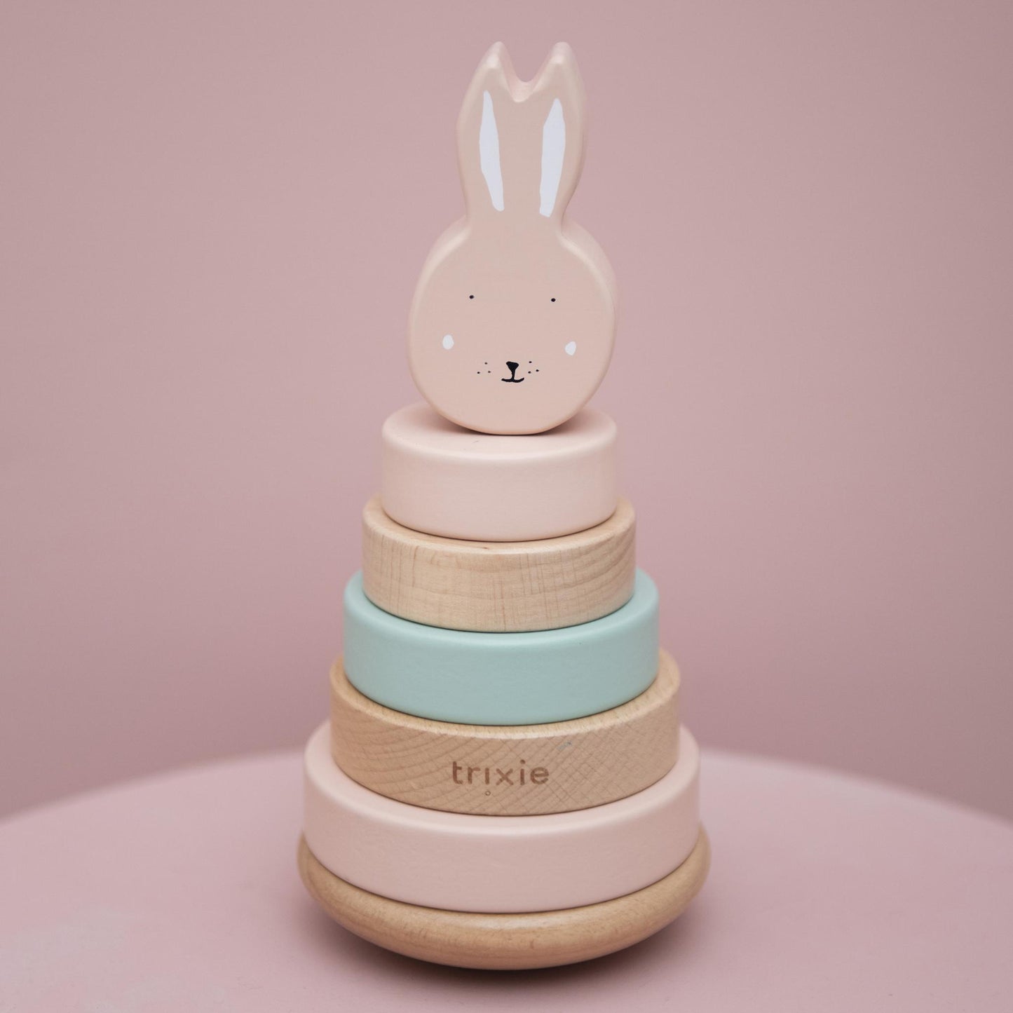 Wooden stacking pyramid - Mrs. Rabbit by Trixie