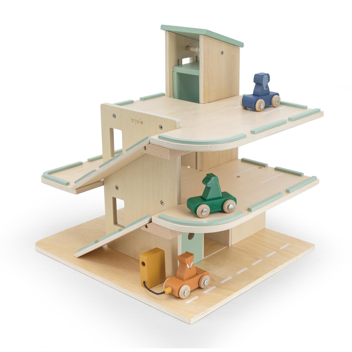 Wooden Garage and Accessories for Kids by Trixie