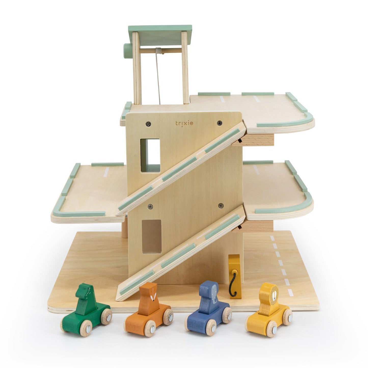 Wooden Garage and Accessories for Kids by Trixie