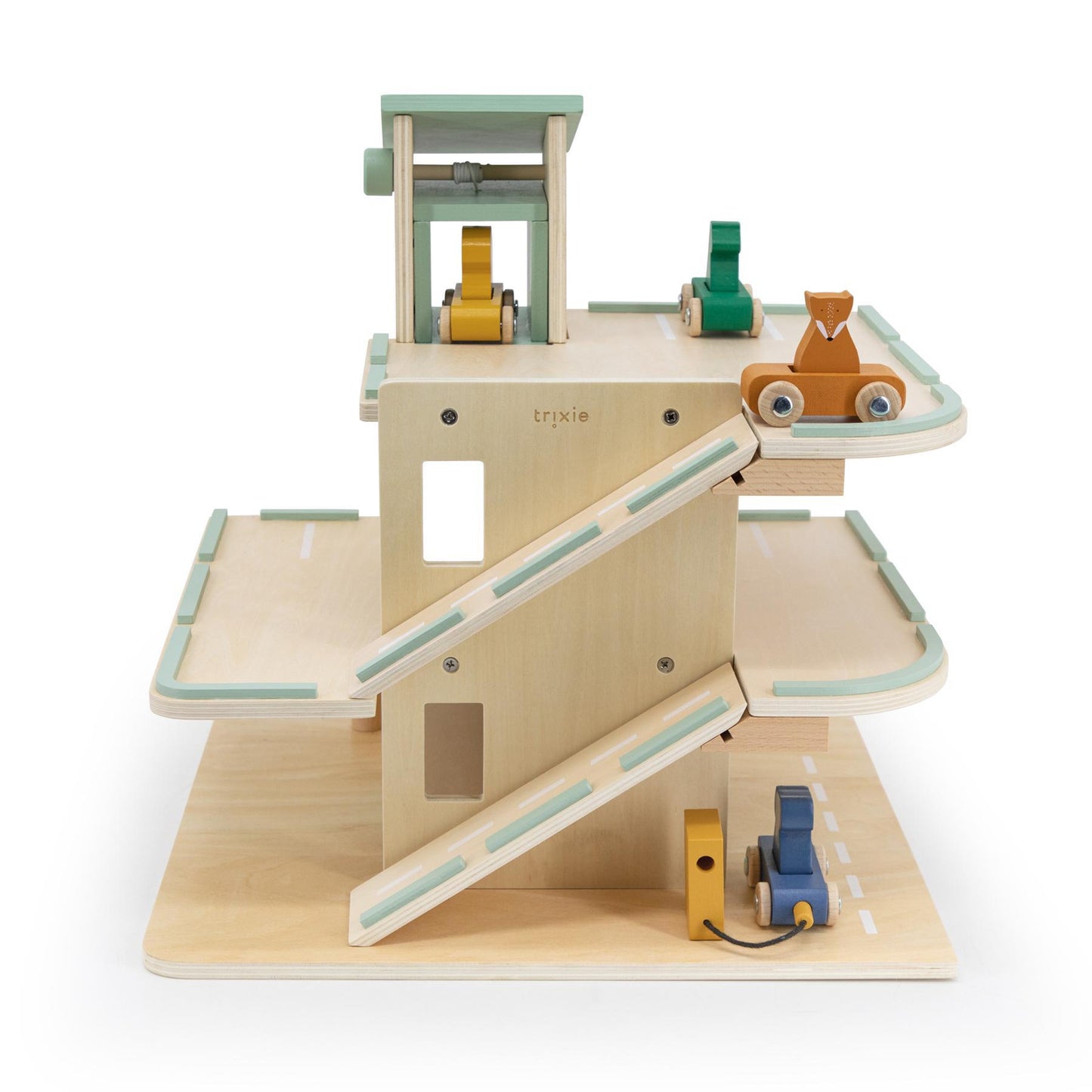 Wooden Garage and Accessories for Kids by Trixie