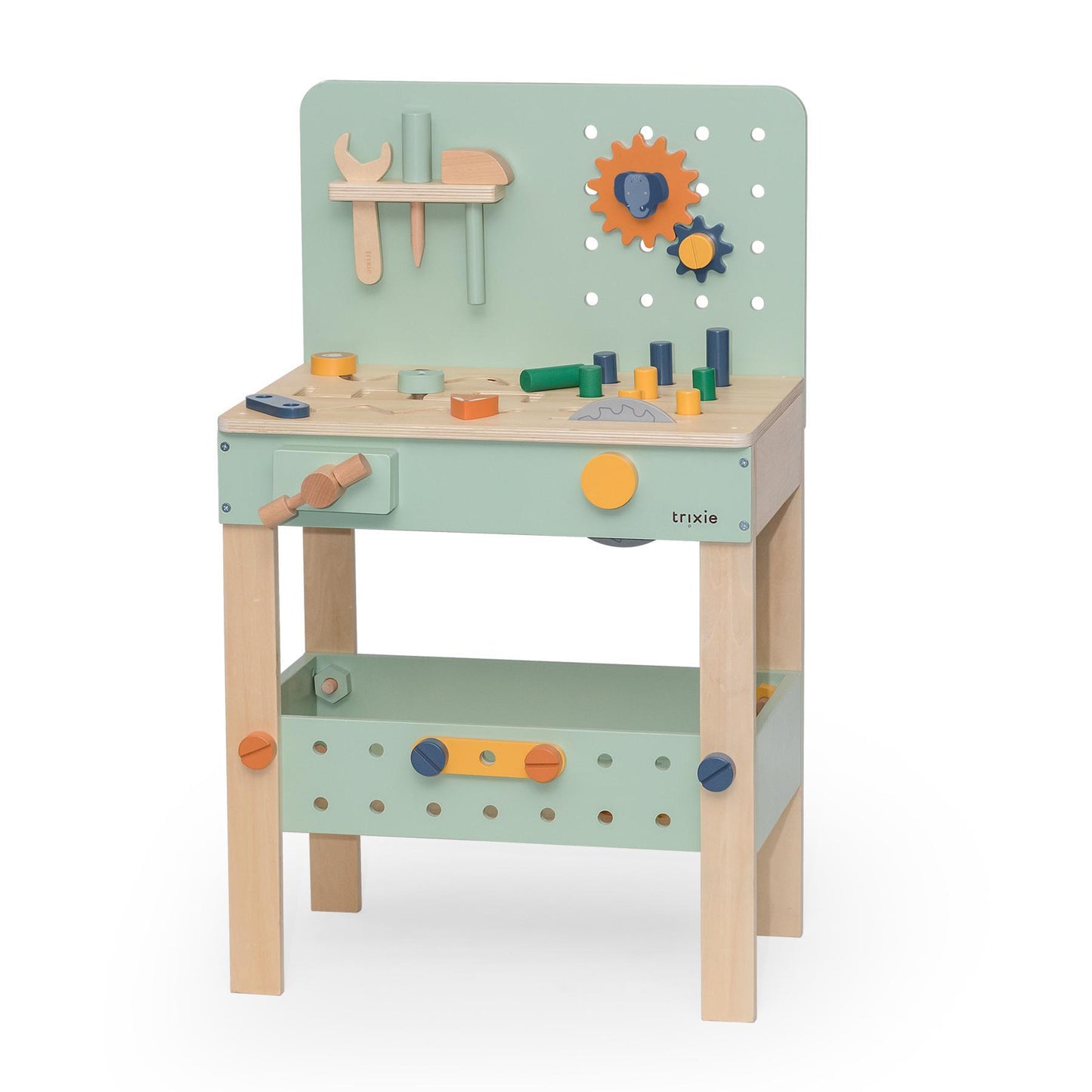 Wooden Workbench by Trixie - Educational Toy for Kids, Age 3+