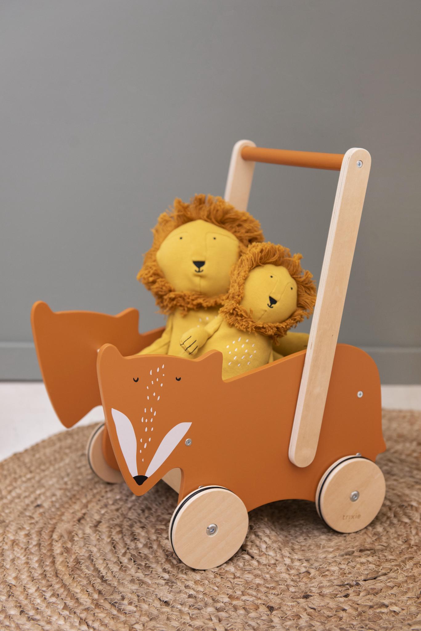 Wooden Walking Wagon - Mr. Fox by Trixie