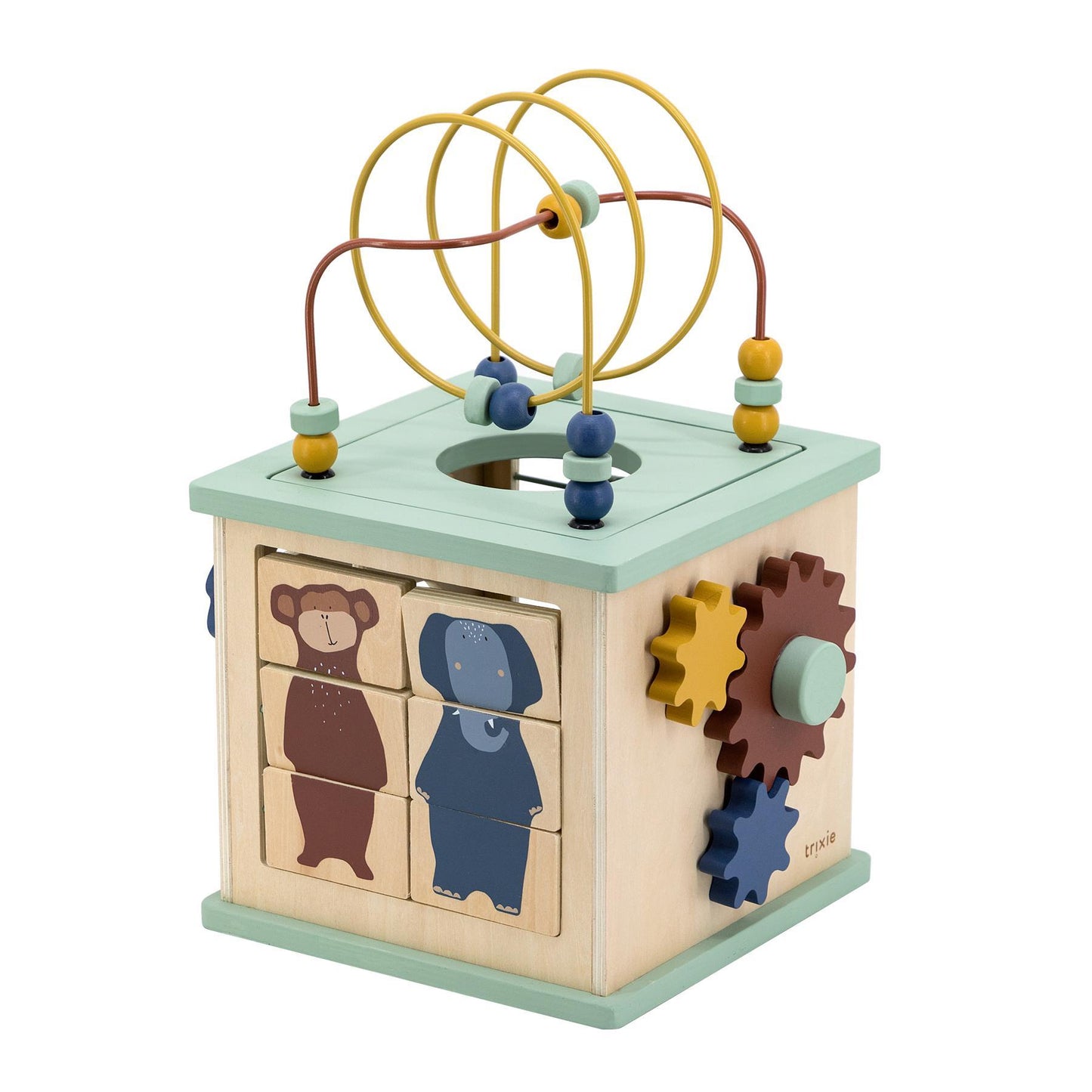 Trixie 5-in-1 Wooden Activity Cube