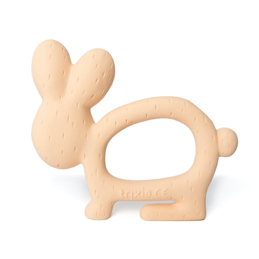 Natural Rubber Grasping Toy - Mrs. Rabbit by Trixie