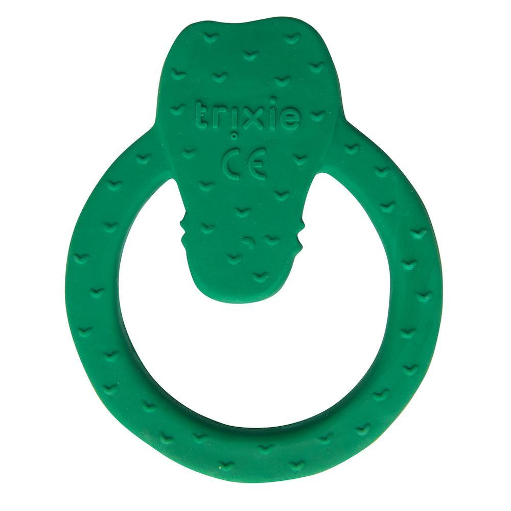 Natural Rubber Teething Ring - Mr. Crocodile by Trixie