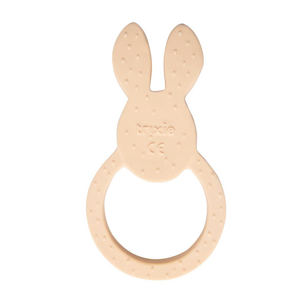 Natural Rubber Teething Ring - Mrs. Rabbit by Trixie