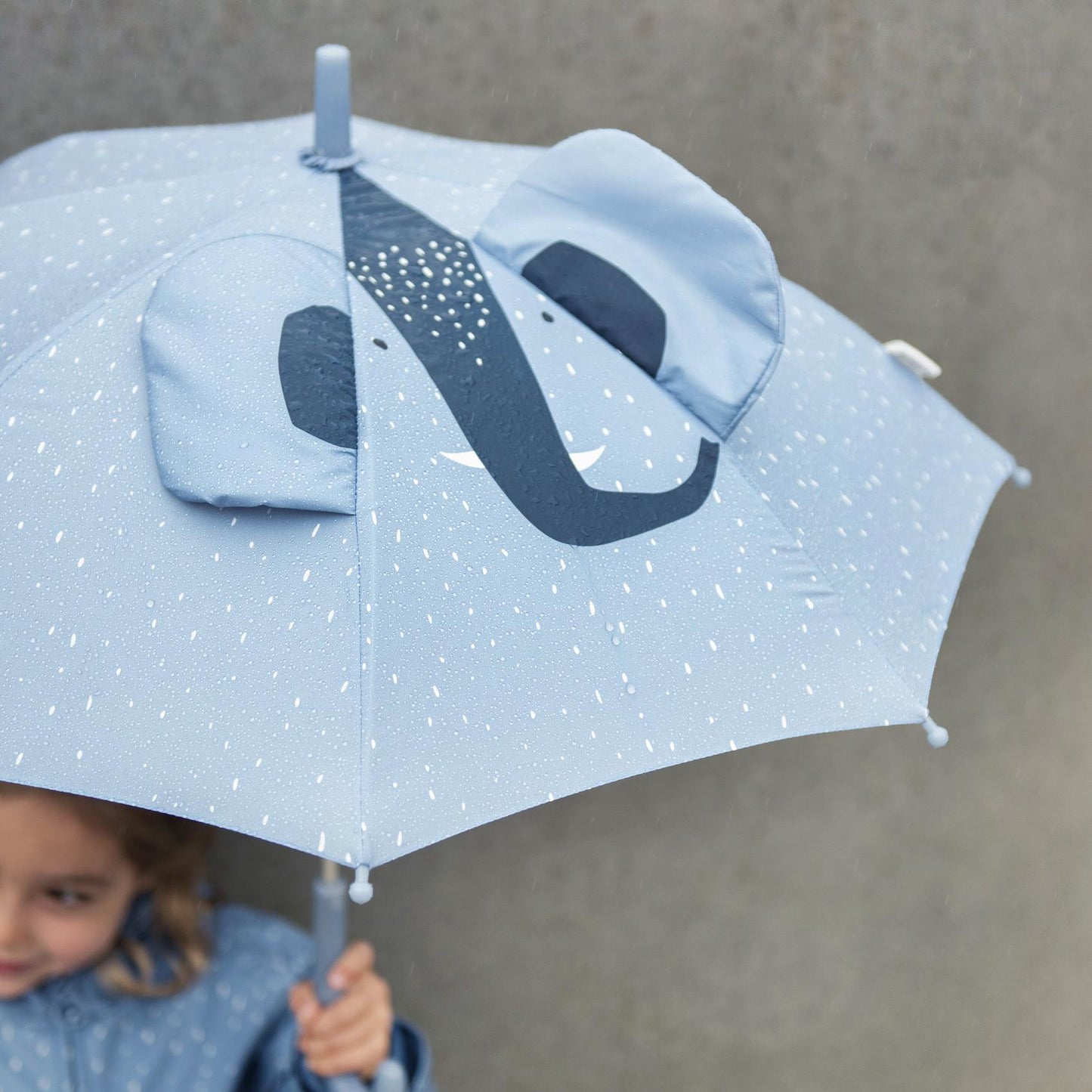 Mrs. Elephant Kids Umbrella - Trixie - Recycled Polyester - Sliding System - Aluminum Frame