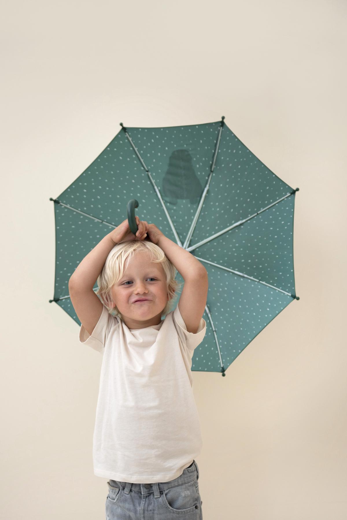 Mr. Crocodile - Kids' Recycled Polyester Umbrella by Trixie