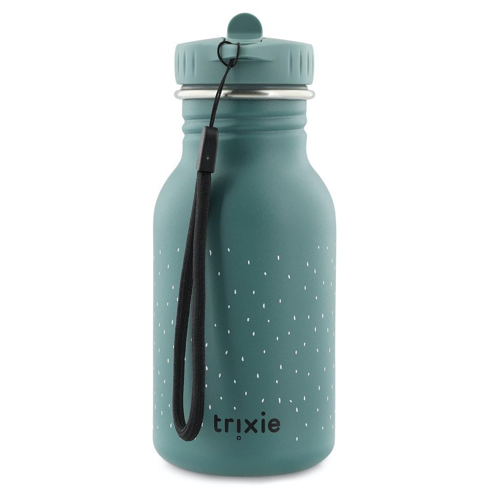 Trixie Stainless Steel 350ml Hippo Water Bottle - Blue