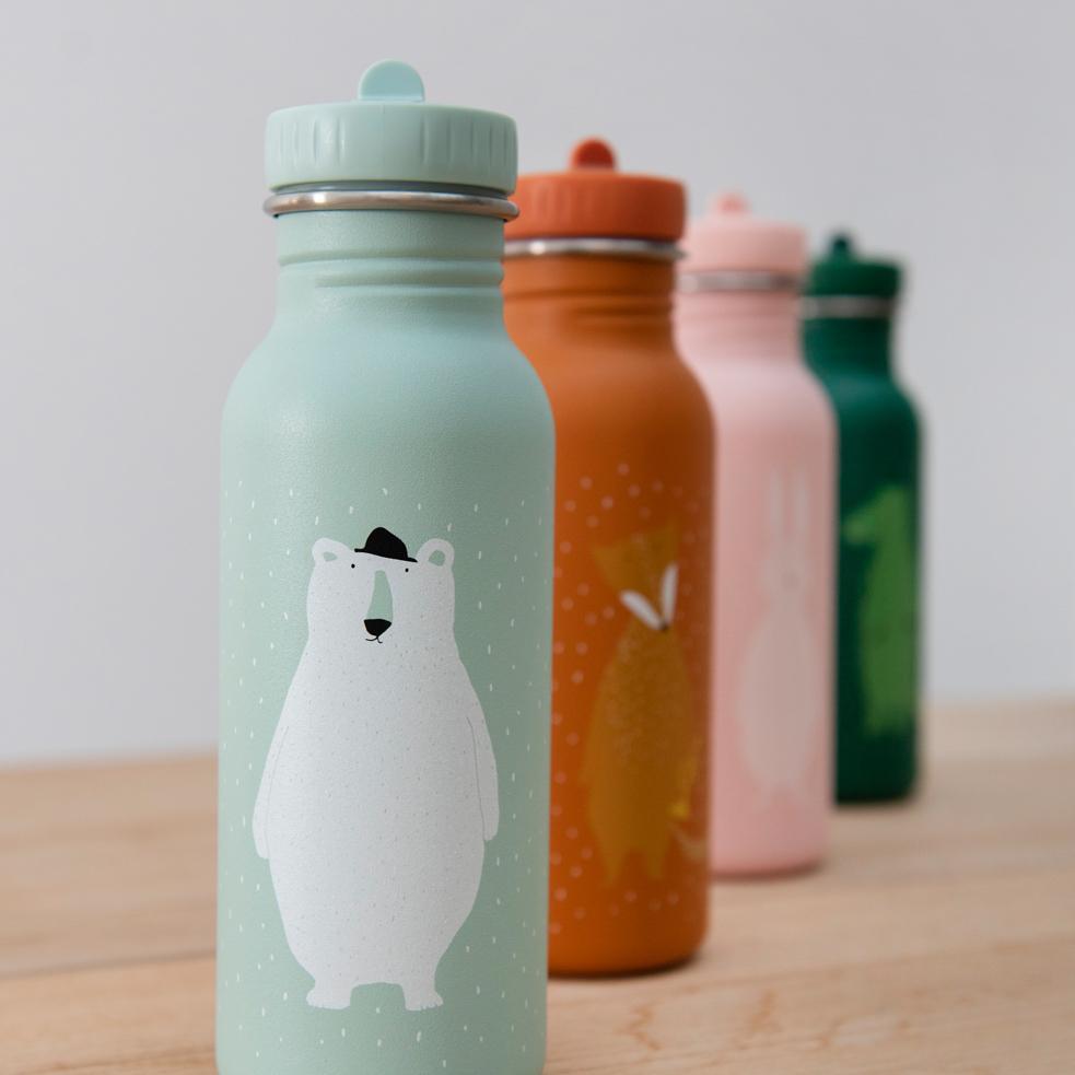 Stainless Steel Water Bottle 500ml - Mr. Polar Bear by Trixie