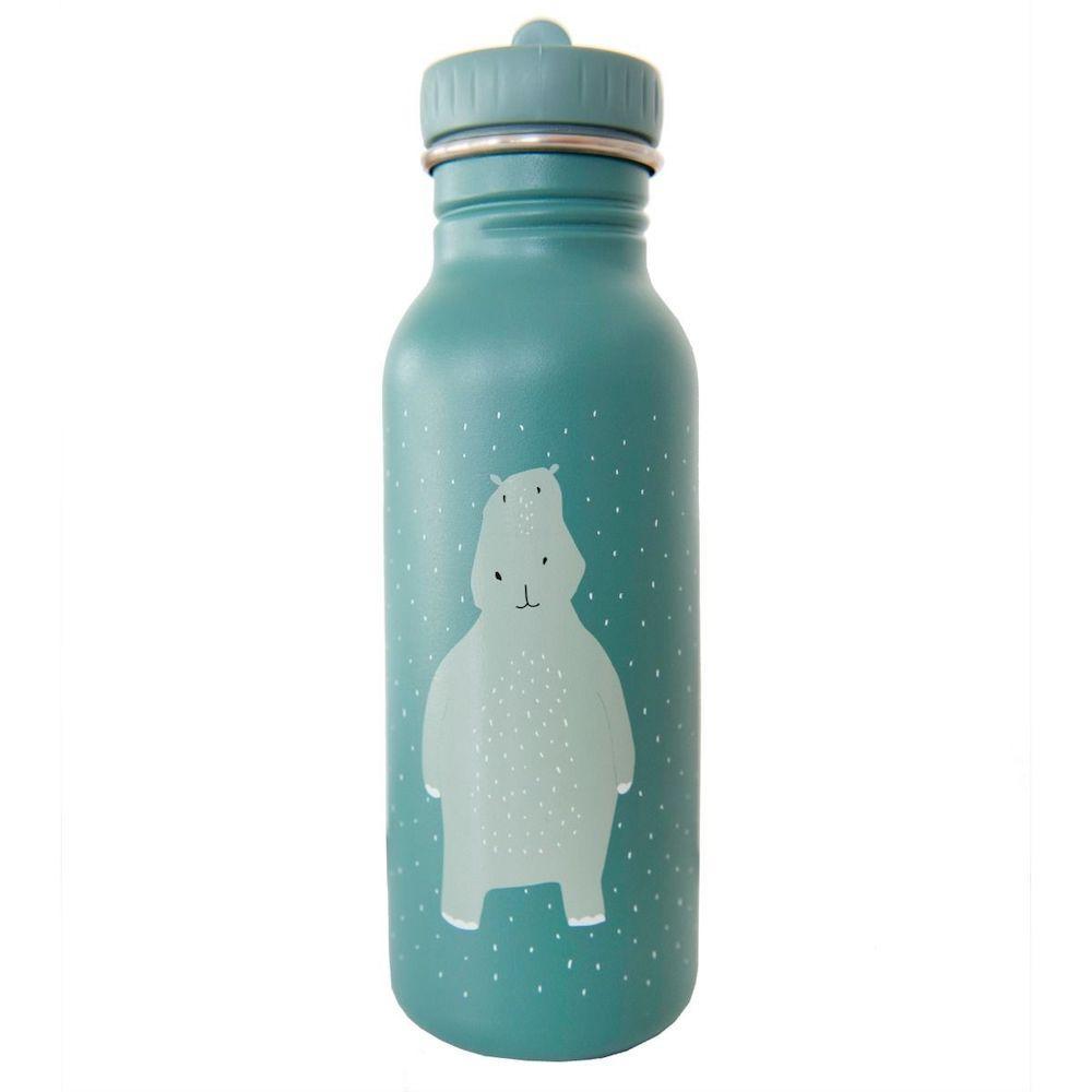 500 ml Stainless Steel Water Bottle - Mr. Hippo by Trixie