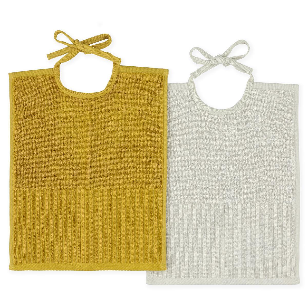 Set of 2 XL bibs - Mustard by Trixie