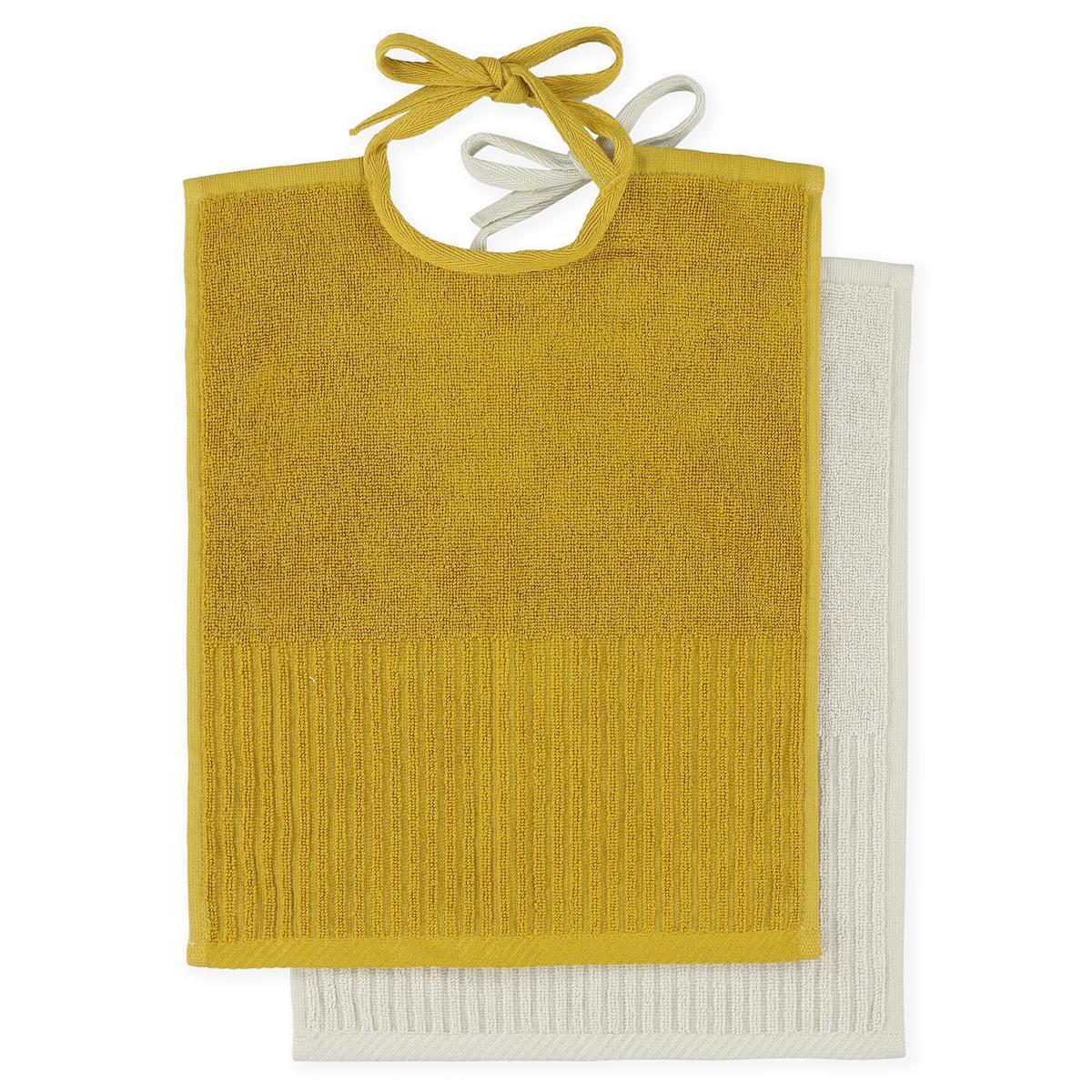 Set of 2 XL bibs - Mustard by Trixie