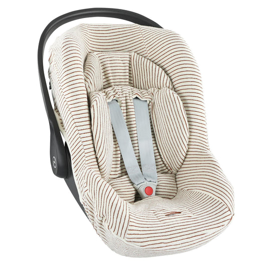 Car seat cover - Cybex Cloud Z i-size - Stripes Rust by Trixie