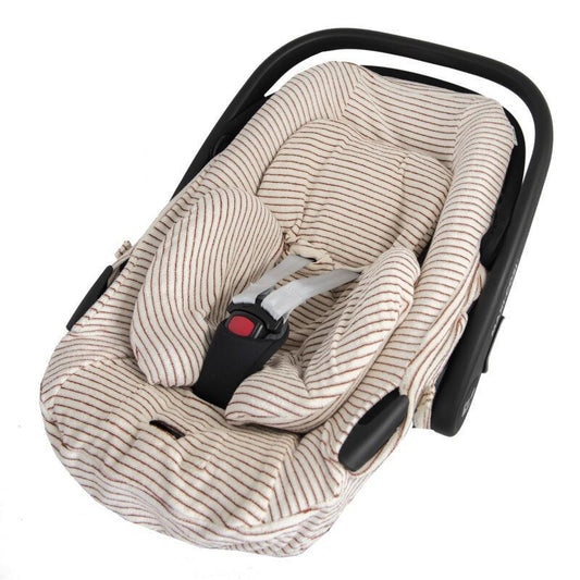 Trixie Maxi-Cosi Pebble 360 Car Seat Cover - Stripes Rust