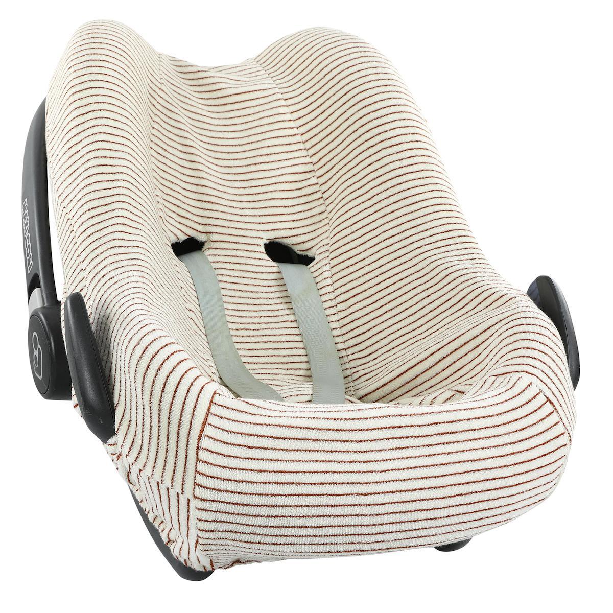 Car Seat Cover - Pebble(Plus)/Rock/Pro I - Stripes Rust by Trixie