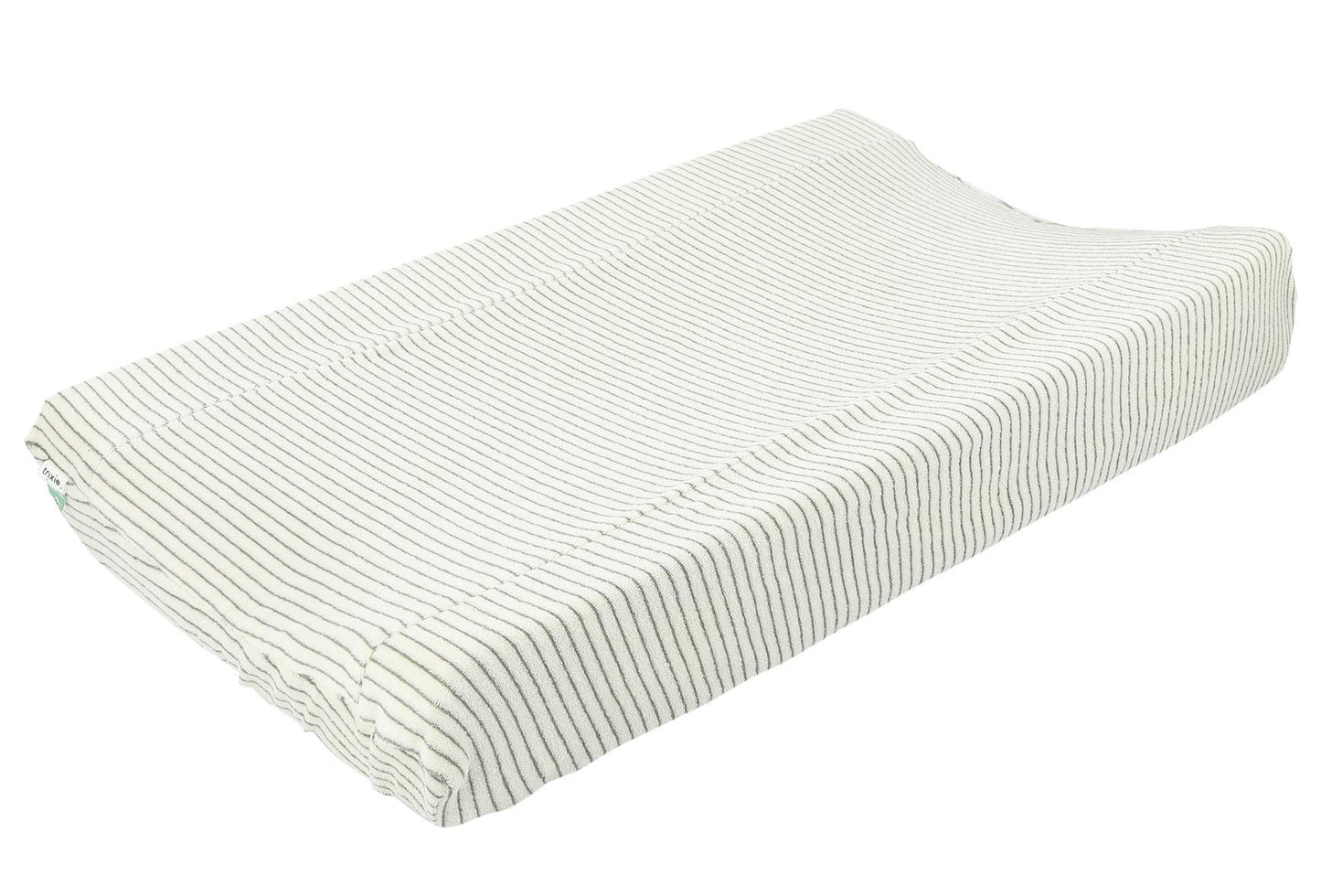 Trixie Stripes Olive Changing Mat Cover - 100% Organic Cotton