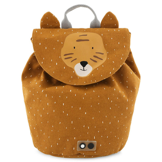 Mini Backpack - Mr. Tiger by Trixie - Lightweight, Adjustable Straps, Sturdy Handle