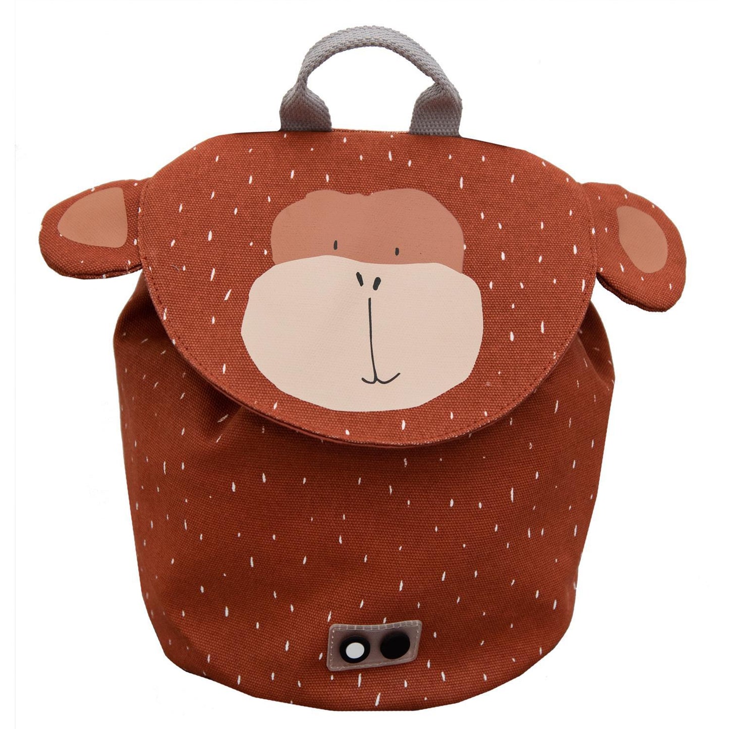 Mr. Monkey Mini Backpack by Trixie - Waterproof Cotton Bag with Reflective Detail