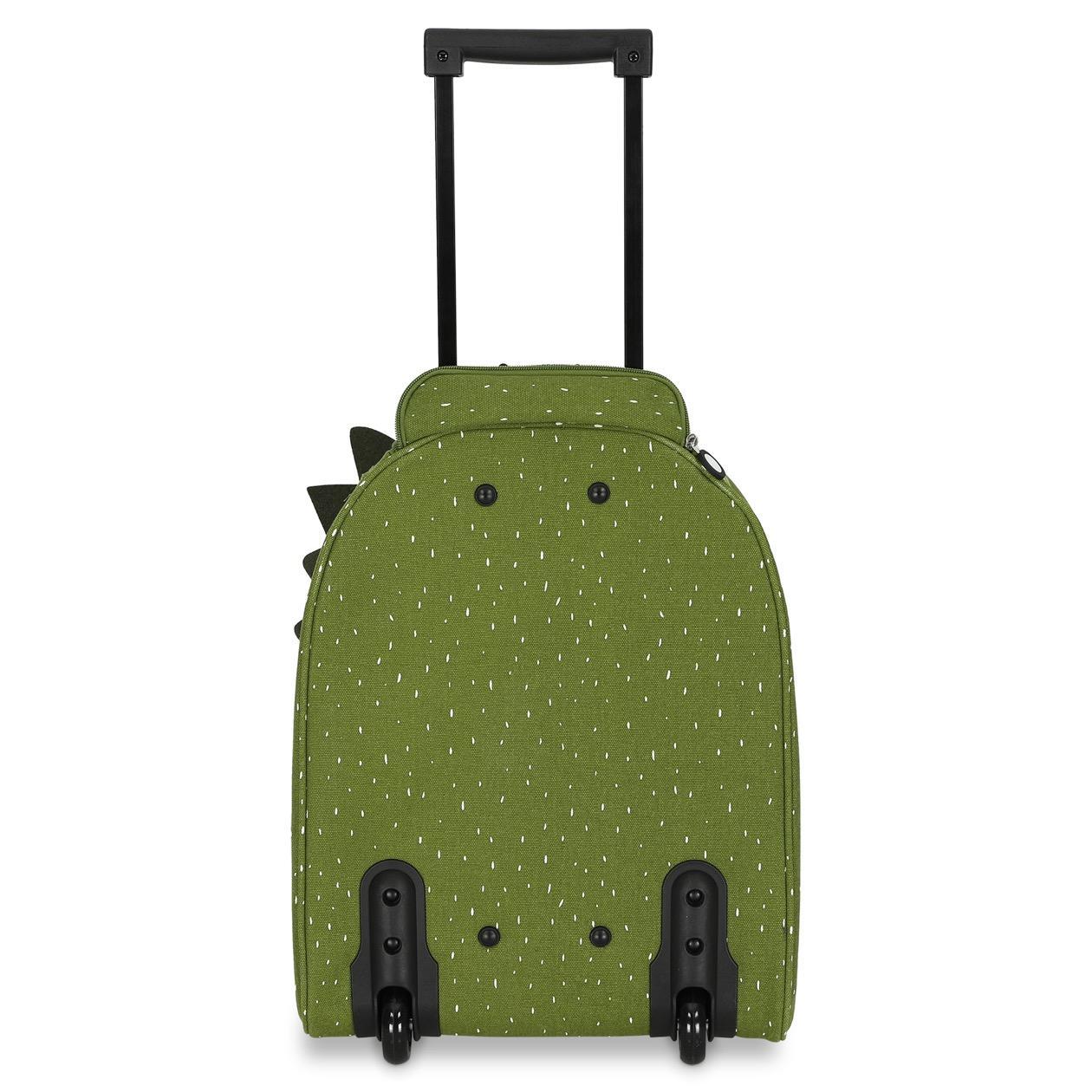 Trixie Mr. Dino Trolley - Kids Travel Bag with Wheels and Handle - 45 x 34 x 15 cm