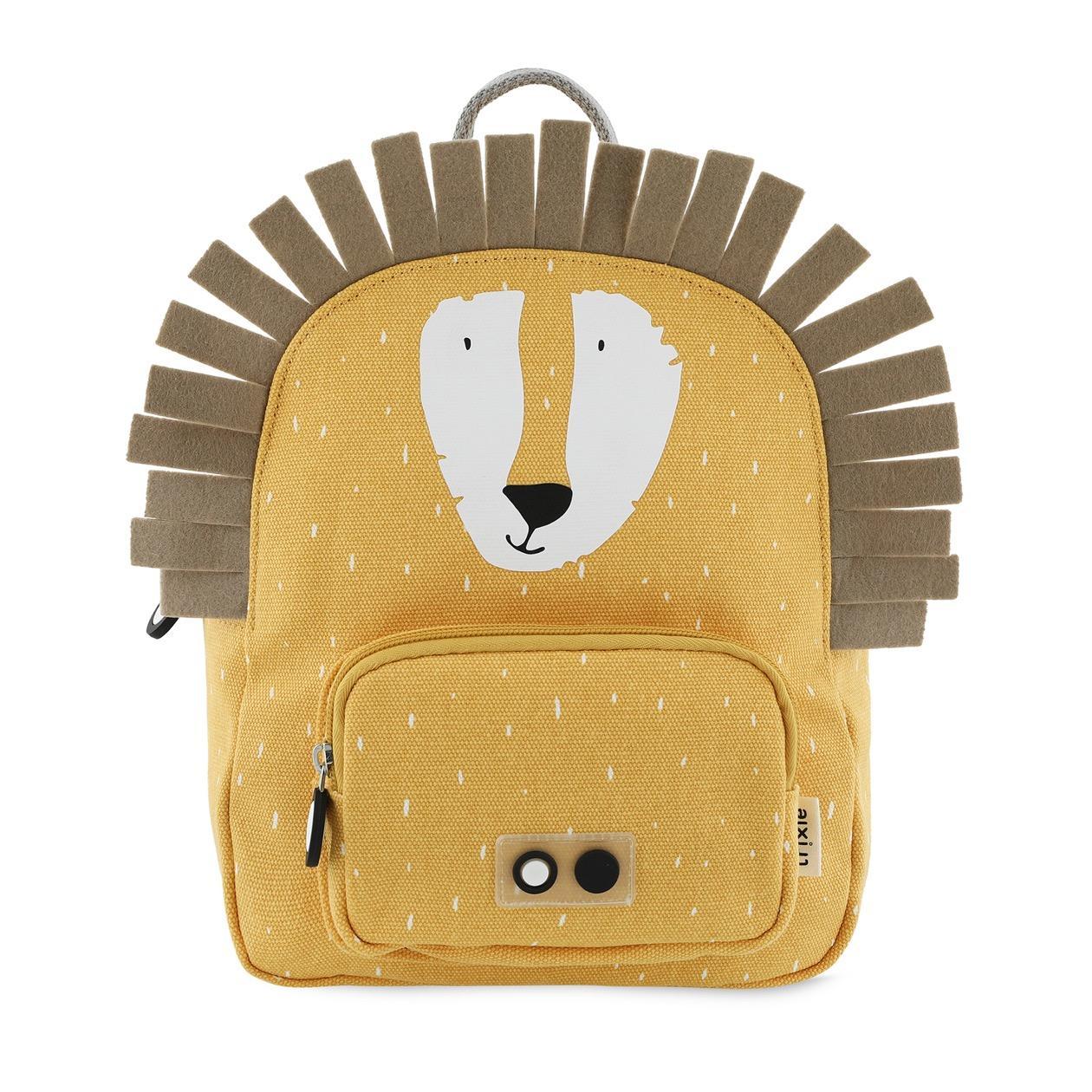 Mr. Lion Small Backpack - Trixie - Ideal for Toddlers, Ages 2+ - 21 x 10 x 25 cm dimensions