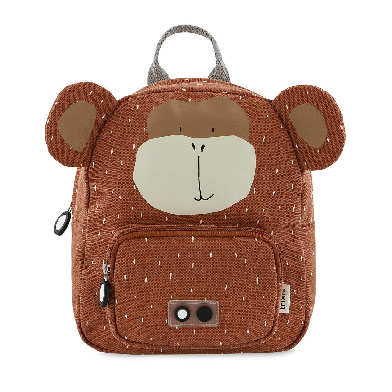 Small Backpack - Mr. Monkey by Trixie - Ideal for Preschool - Age Recommended: 2 years + - Dimensions: 21 x 10 x 25 cm