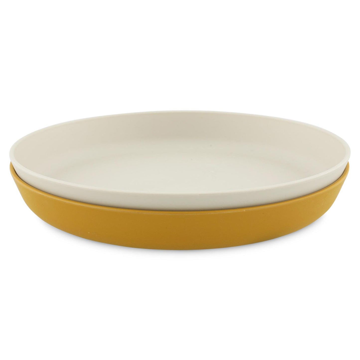 Set of 2 Silicone Plates - Mustard by Trixie