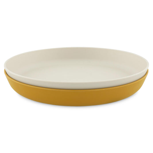 Set of 2 Silicone Plates - Mustard by Trixie