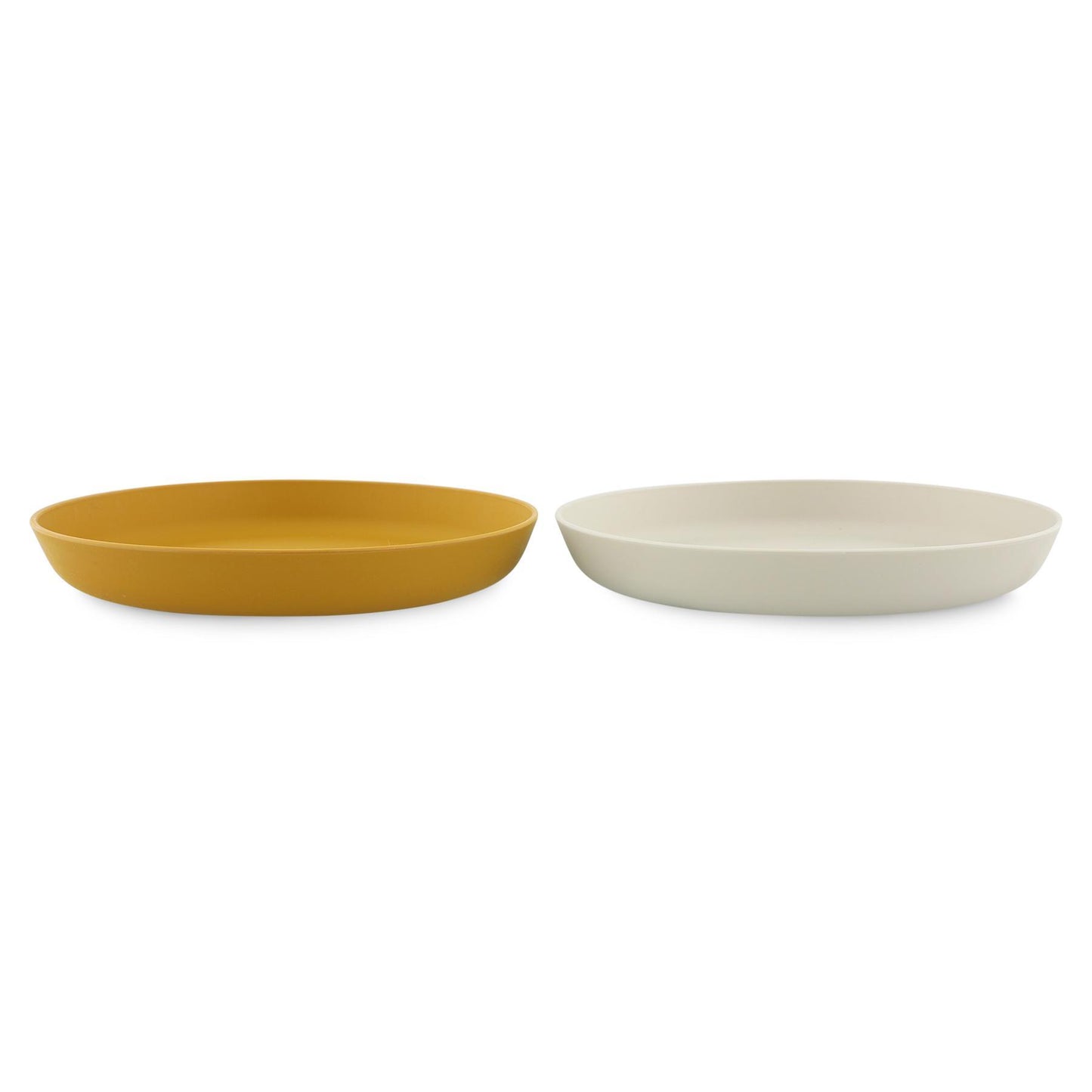 Set of 2 Silicone Plates - Mustard by Trixie