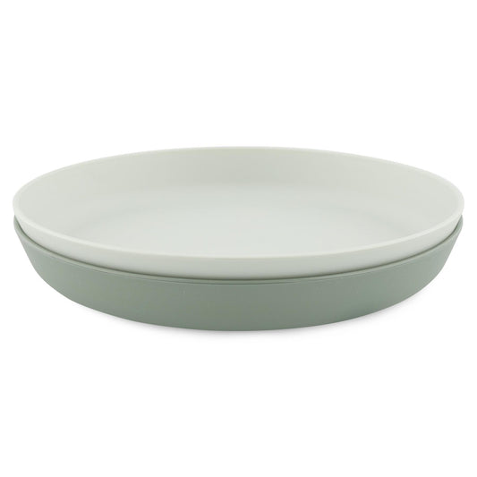 Set of 2 Silicone Plates - Olive by Trixie