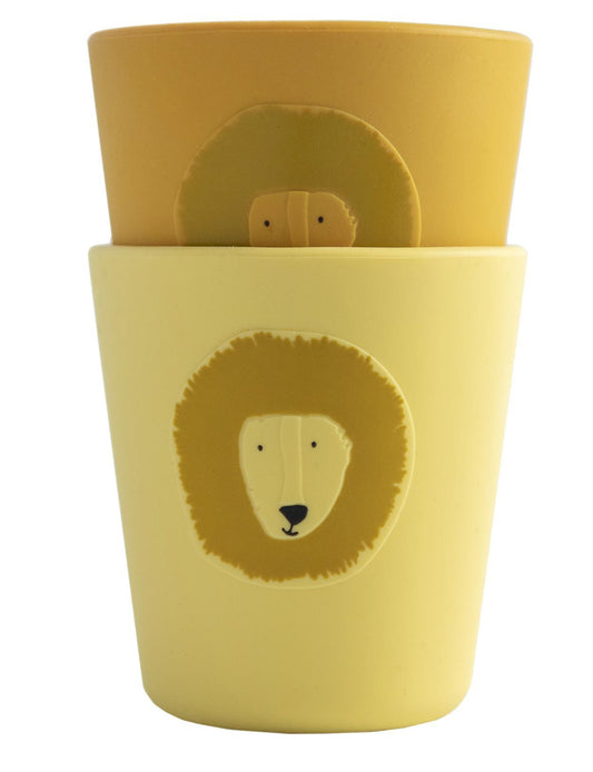 Set of 2 Silicone Cups - Mr. Lion by Trixie