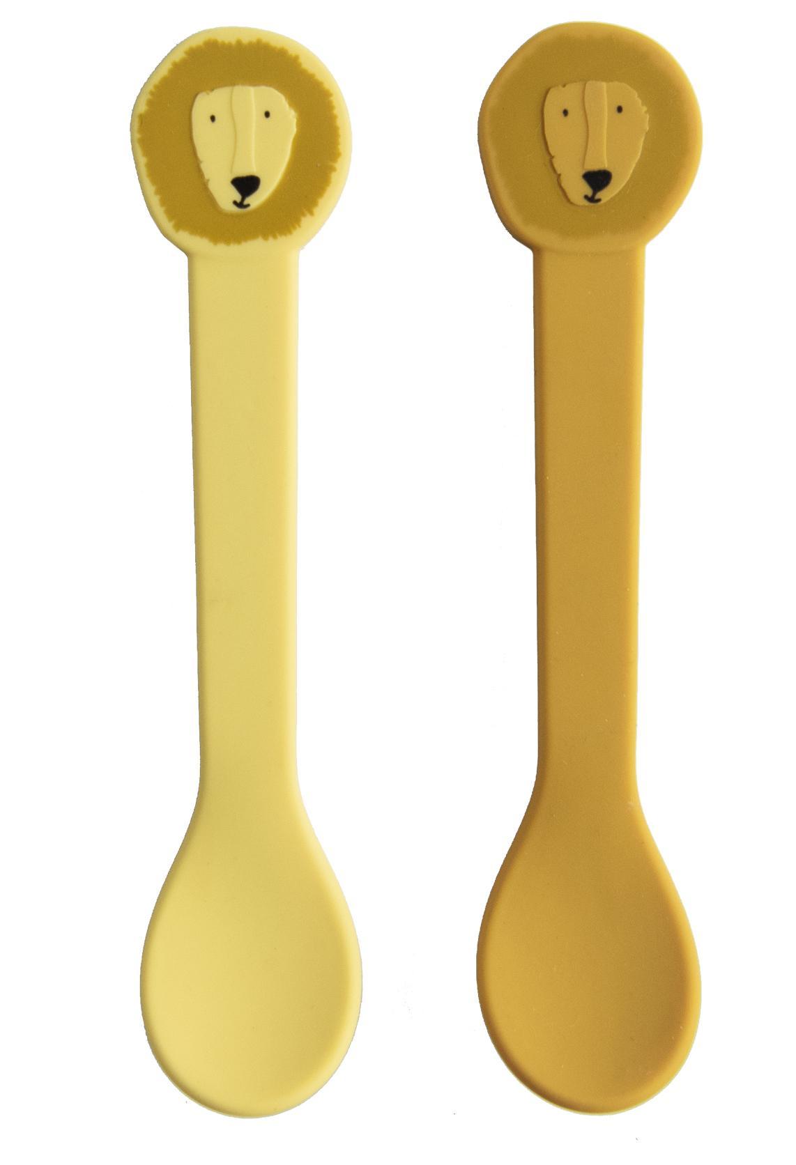 Set of 2 Silicone Spoons - Mr. Lion by Trixie