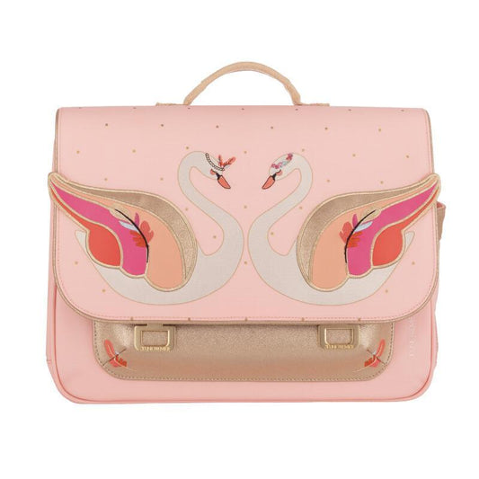 Midi Pearly Swans Backpack - Ages 6-10, Polyester, Easy Cleaning