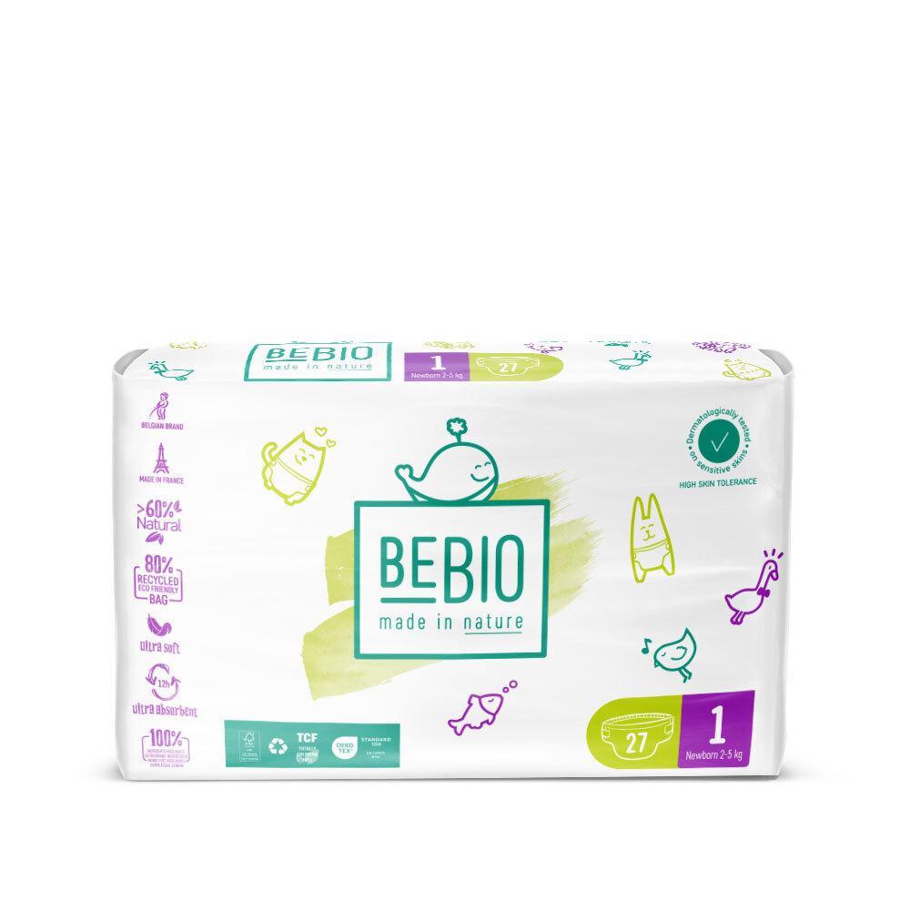 Eco-Friendly Diapers Size 1 Newborn 2 to 5kg - 27 Count