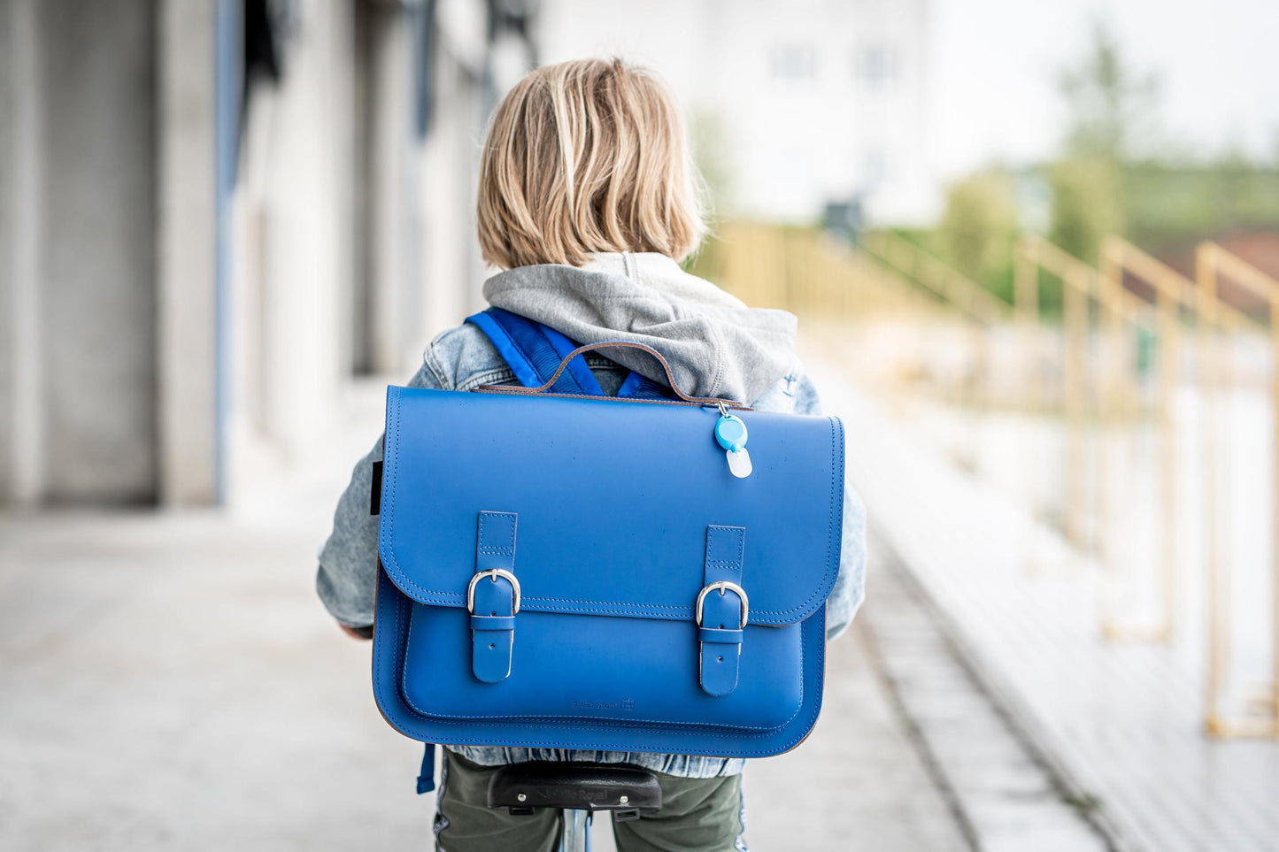 Classic Leather Backpack - Cobalt by Own stuff