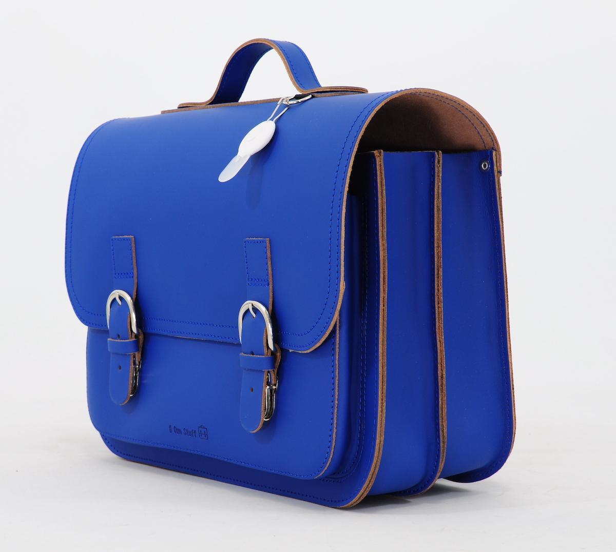 Classic Leather Backpack - Cobalt by Own stuff