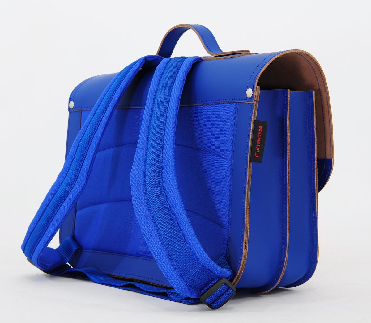 Classic Leather Backpack - Cobalt by Own stuff