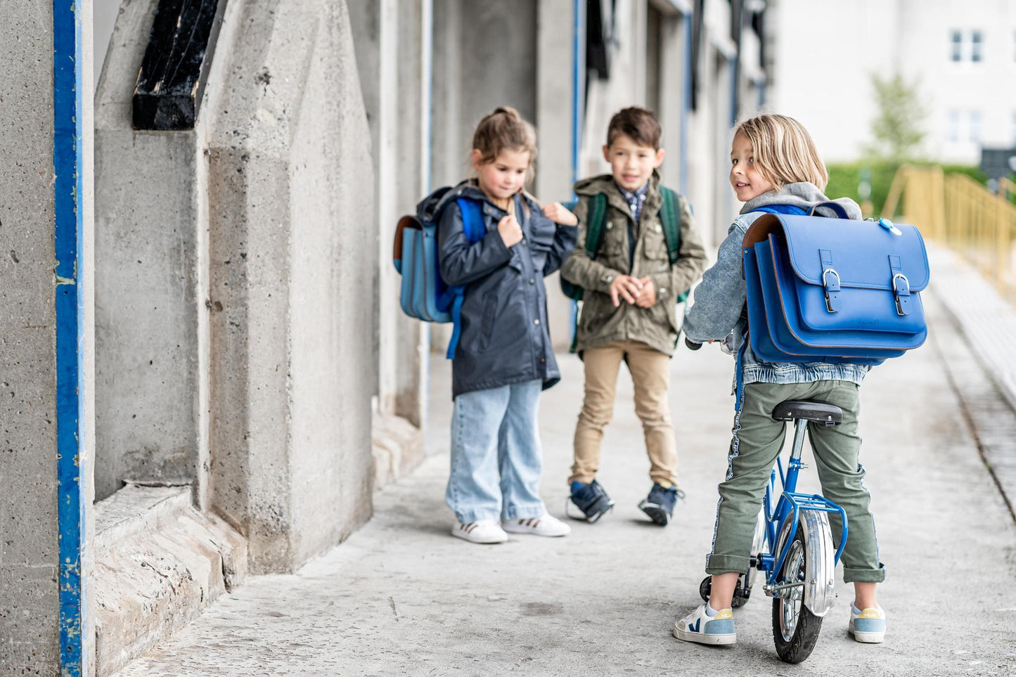 Classic Leather Backpack - Cobalt by Own stuff