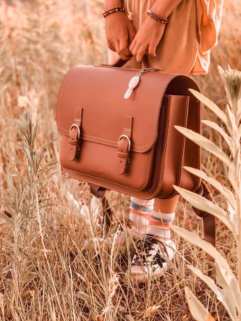 Classic Leather Backpack - Chesnut by Own stuff