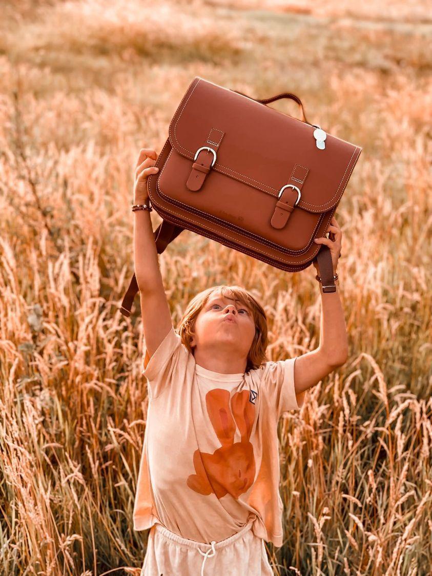 Classic Leather Backpack - Chesnut by Own stuff