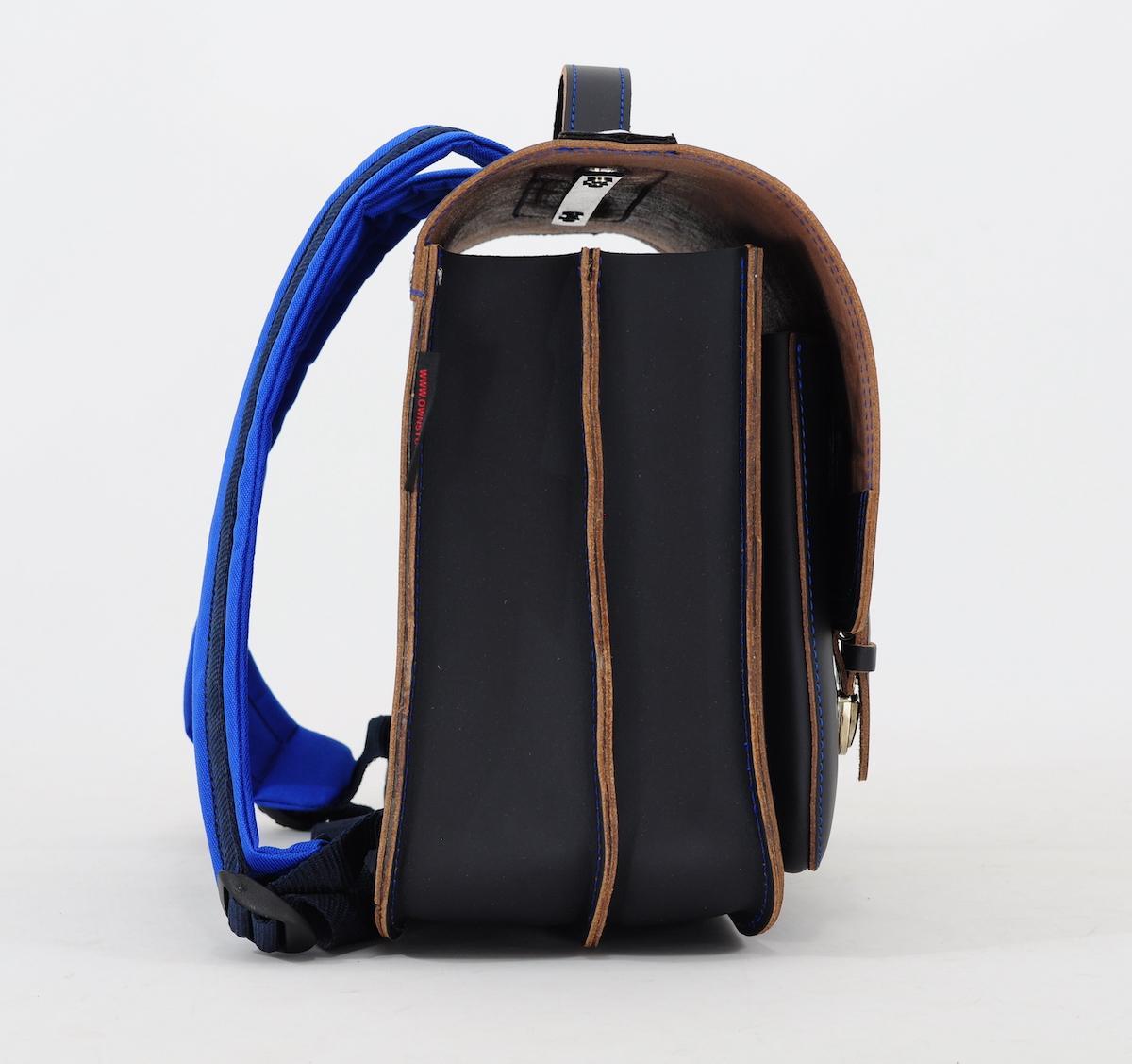 Leather Pirate Backpack - Navy Blue. by Own stuff