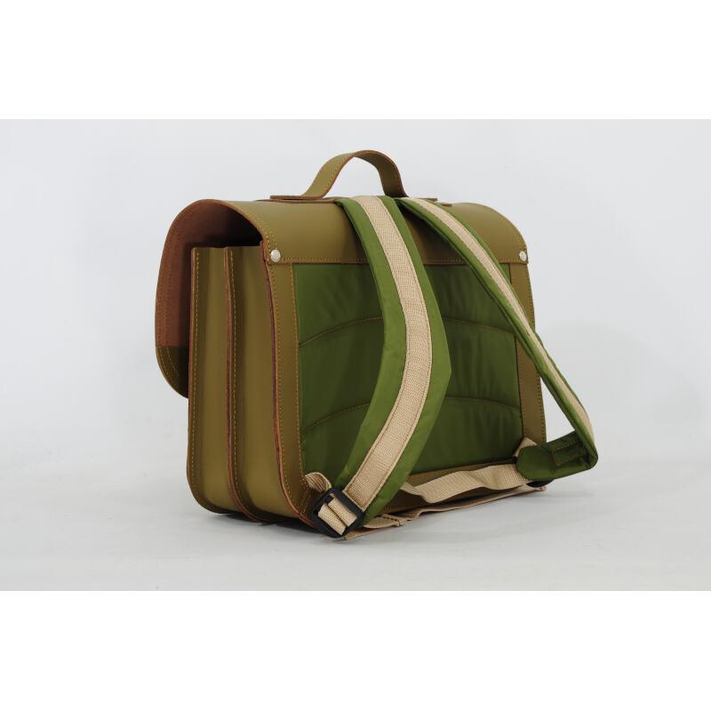 Classic Leather Backpack - Moss by Own stuff