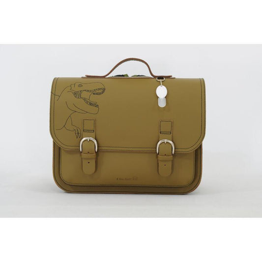 Dino Leather Backpack - Moss by Own stuff