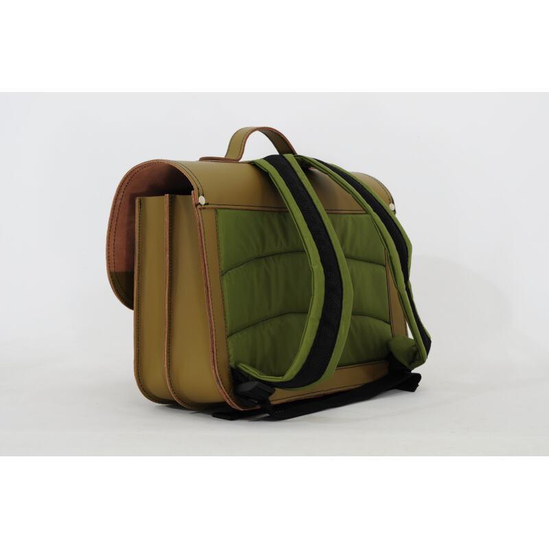 Dino Leather Backpack - Moss by Own stuff