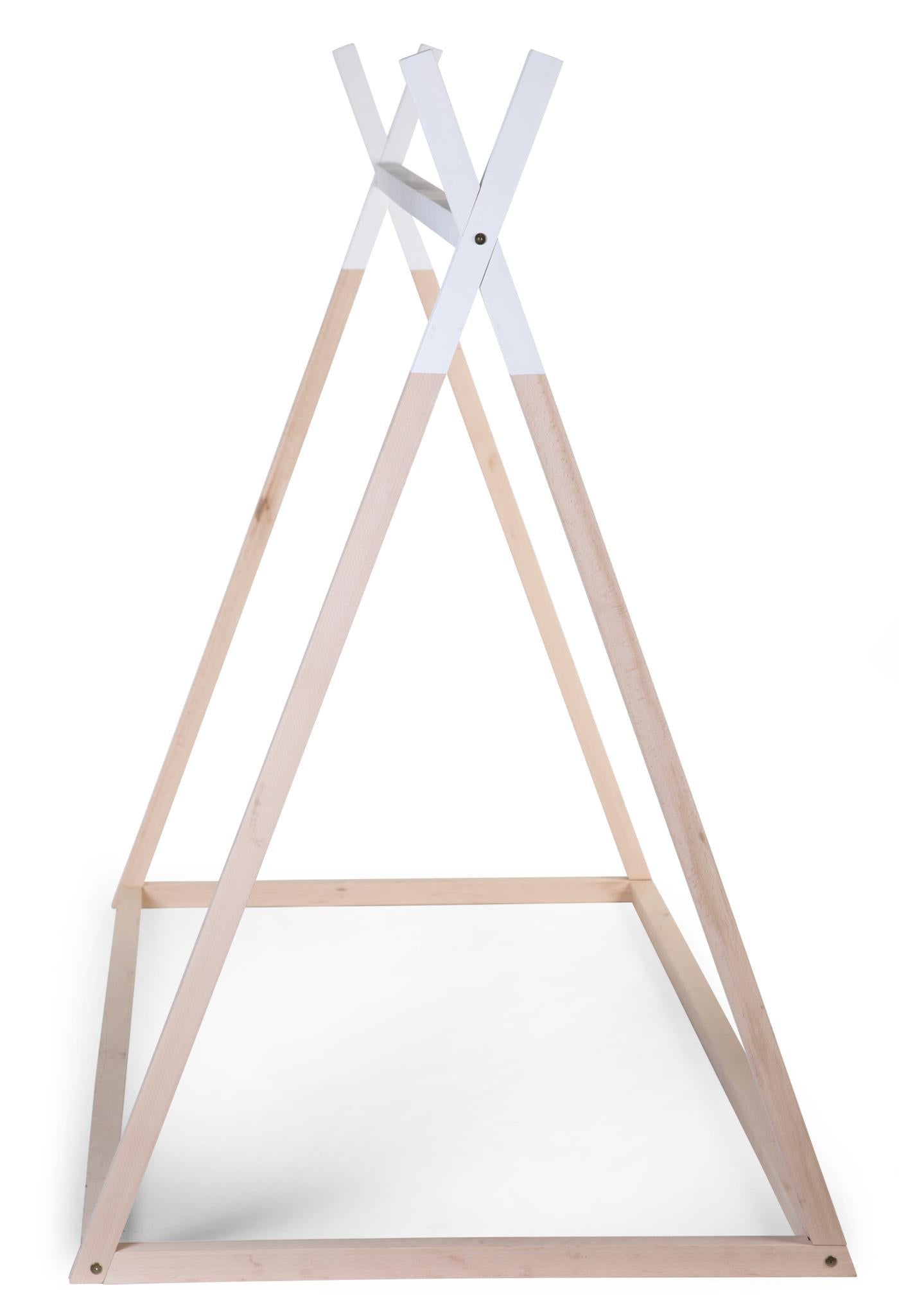 Structure de lit pour Tipi naturel & blanc (90 x 200 cm) - Childhome